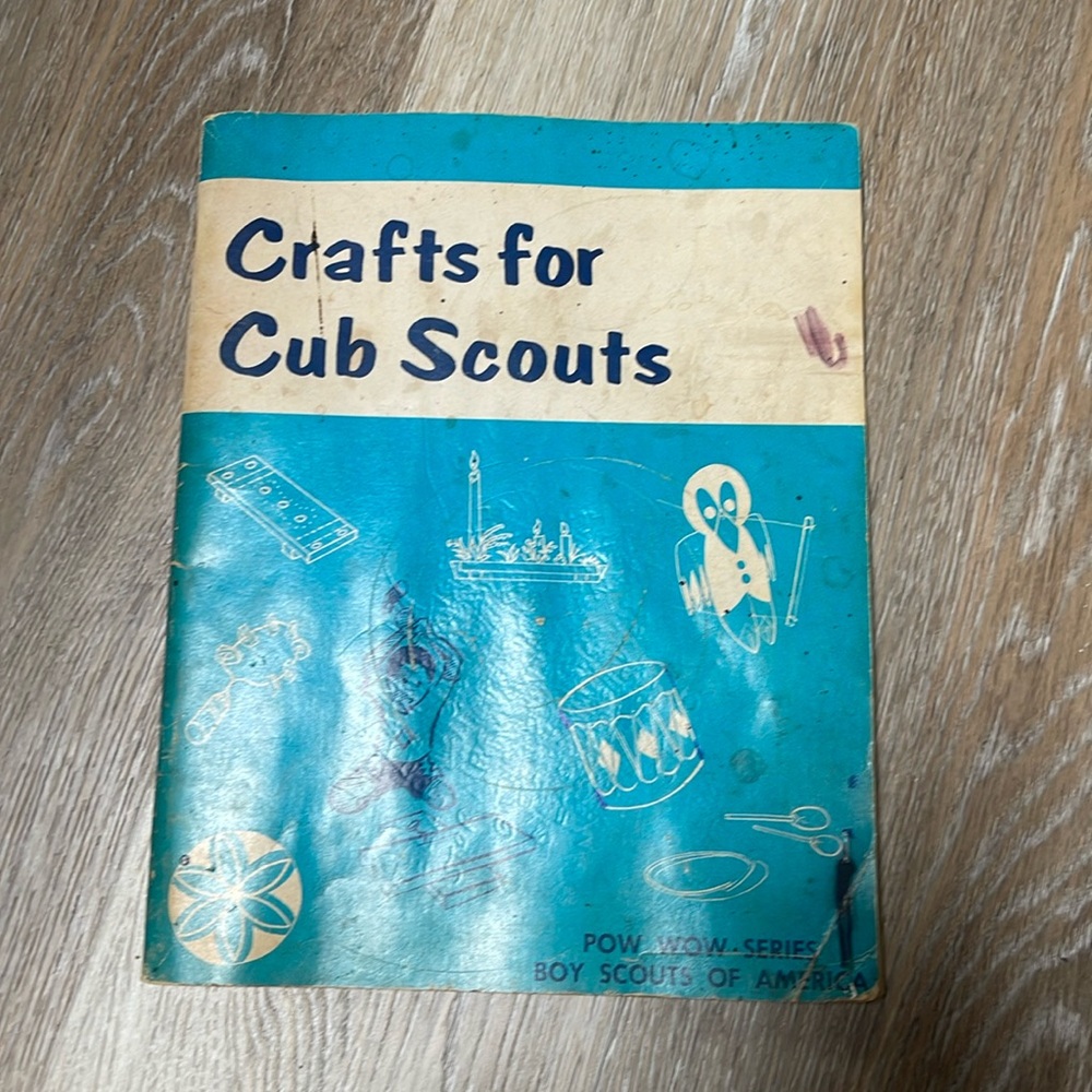 Vintage Crafts For Cub Scouts Paperback Book